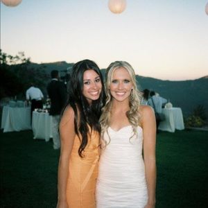 Light Orange Herve Leger Dress